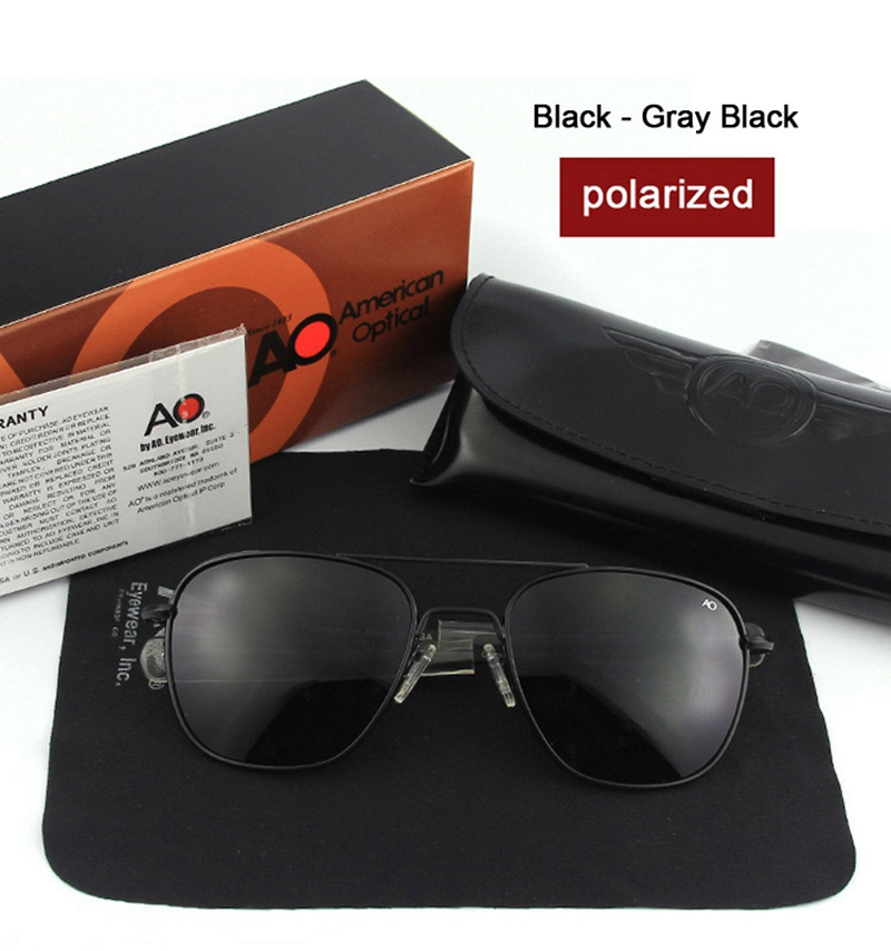 Sunglasses Aviator Polarized - AO 선글라스 편광 렌즈 남자 여자