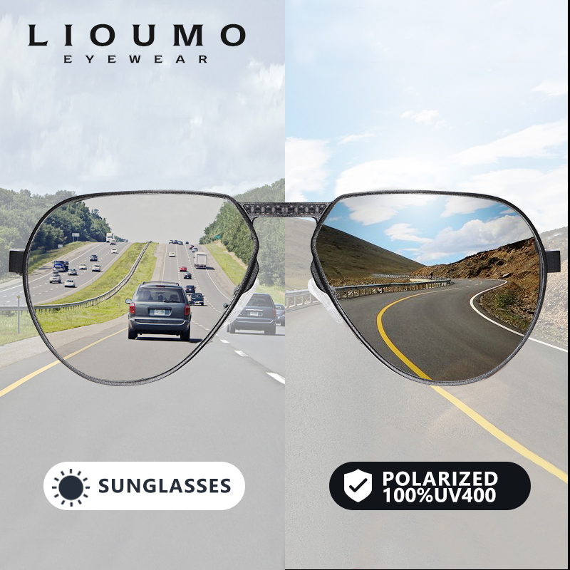 Sunglasses Aviator Polarized - LIOUMO 알루미늄 마그네슘 프레임 항공 선글라스