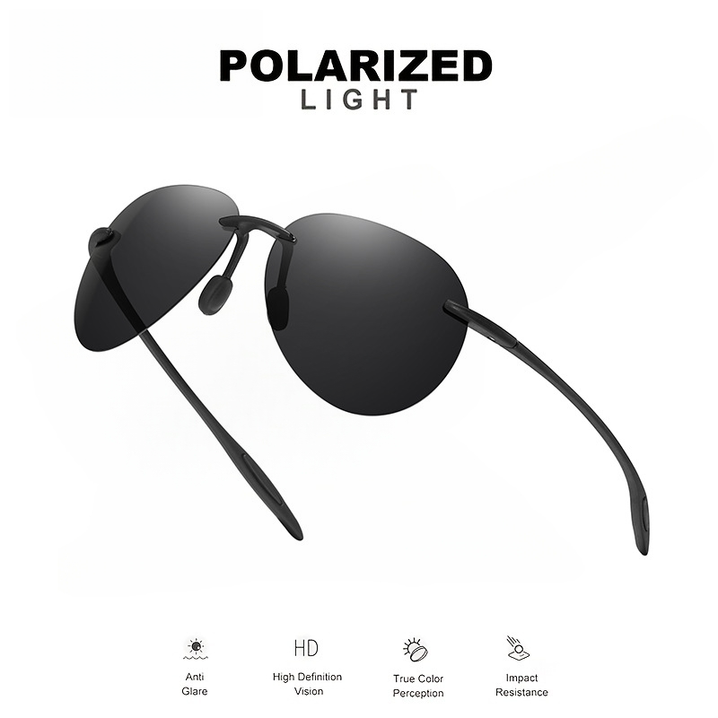 초경량 12g TR90 프레임리스 편광 항공 선글라스  - Sunglasses Aviator Polarized 리뷰 및 가격
