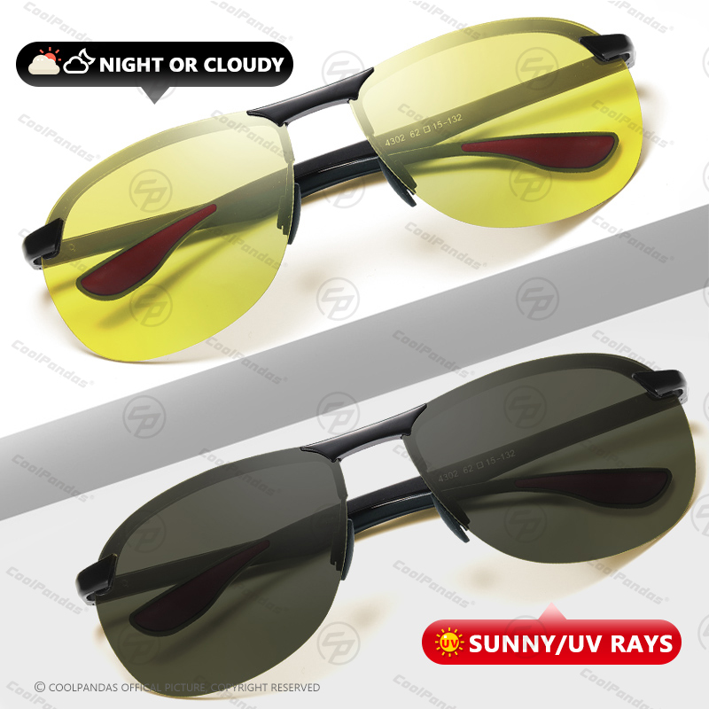 새로운 트렌드 지능형 항공 선글라스 남성용 변색 편광  - Sunglasses Aviator Polarized 리뷰 및 가격