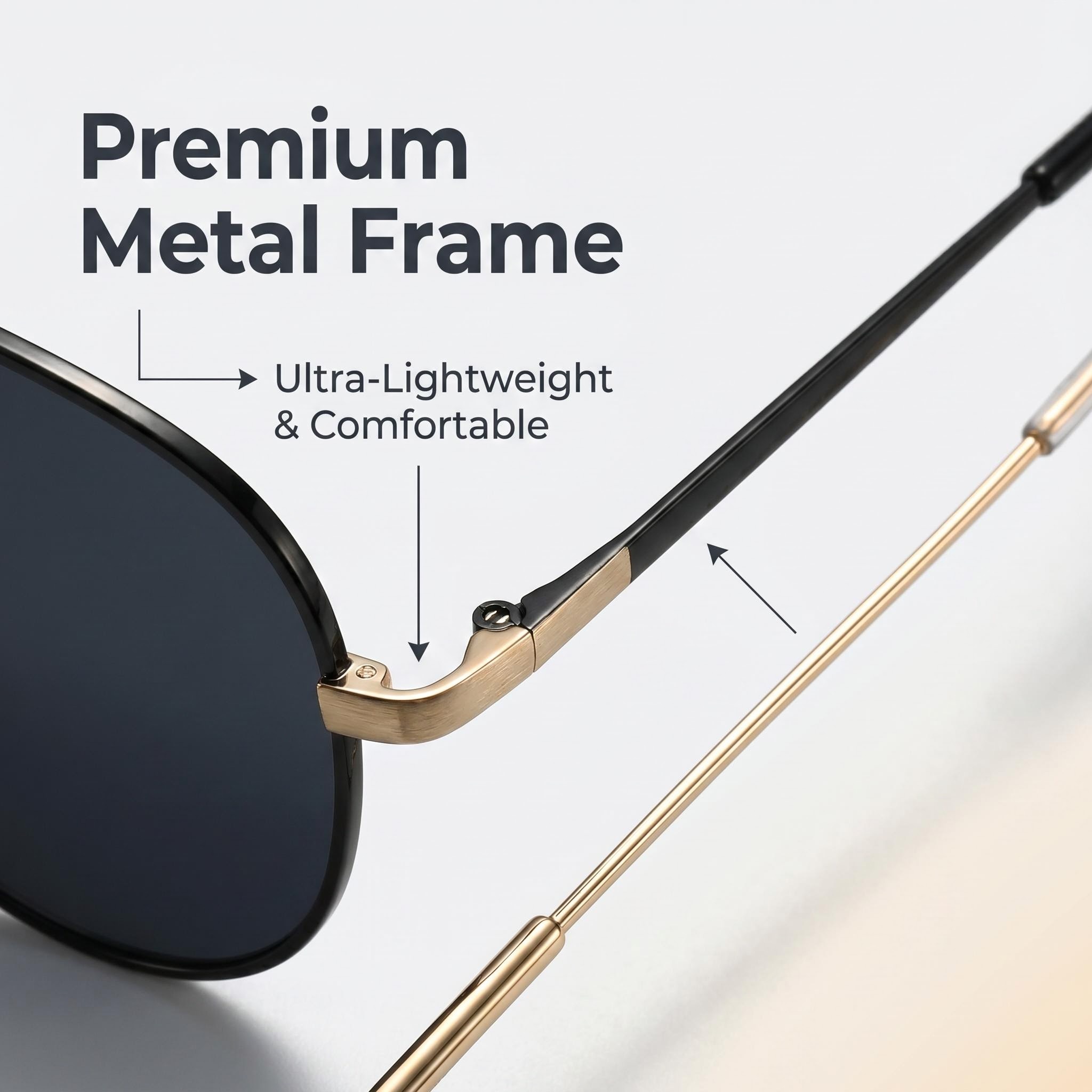 남성용 빈티지 메탈 파일럿 에비에이터 선글라스 UV 보 - Sunglasses Aviator Polarized 리뷰 및 가격