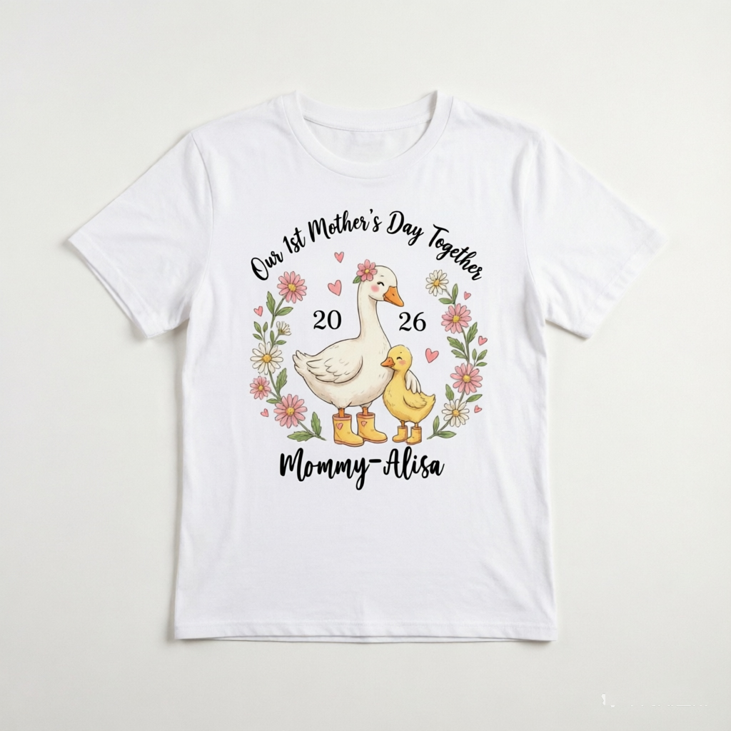 엄마 매칭 그래픽 티셔츠 첫 번째 어머니날 털빠짐 방지 - Tee Graphic Print 리뷰 및 가격