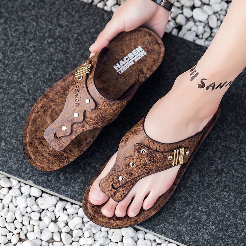2026 신상 남성 플립플랍 천연 가죽 미끄럼 방지 밑 - Flip Flop Leather Men 리뷰 및 가격